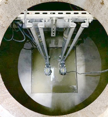 污泥返送泵浦及著脫裝置(現場構築式建築物污水處理設施) 污泥返送泵浦及著脫裝置