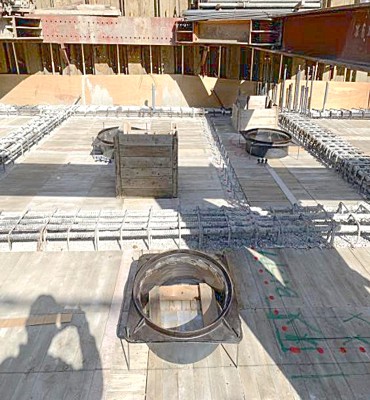 一體成型石墨鑄鋼脖頸(現場構築式建築物污水處理設施) 一體成型石墨鑄鋼脖頸