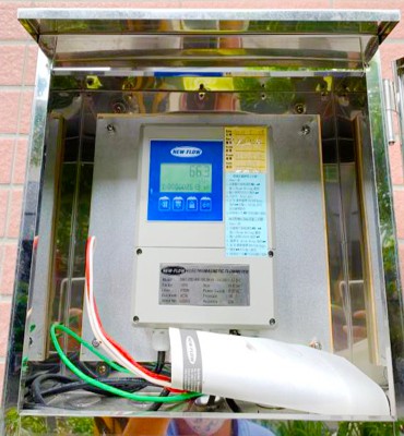 電子式污水專用流量計(現場構築式建築物污水處理設施) 電子式污水專用流量計
